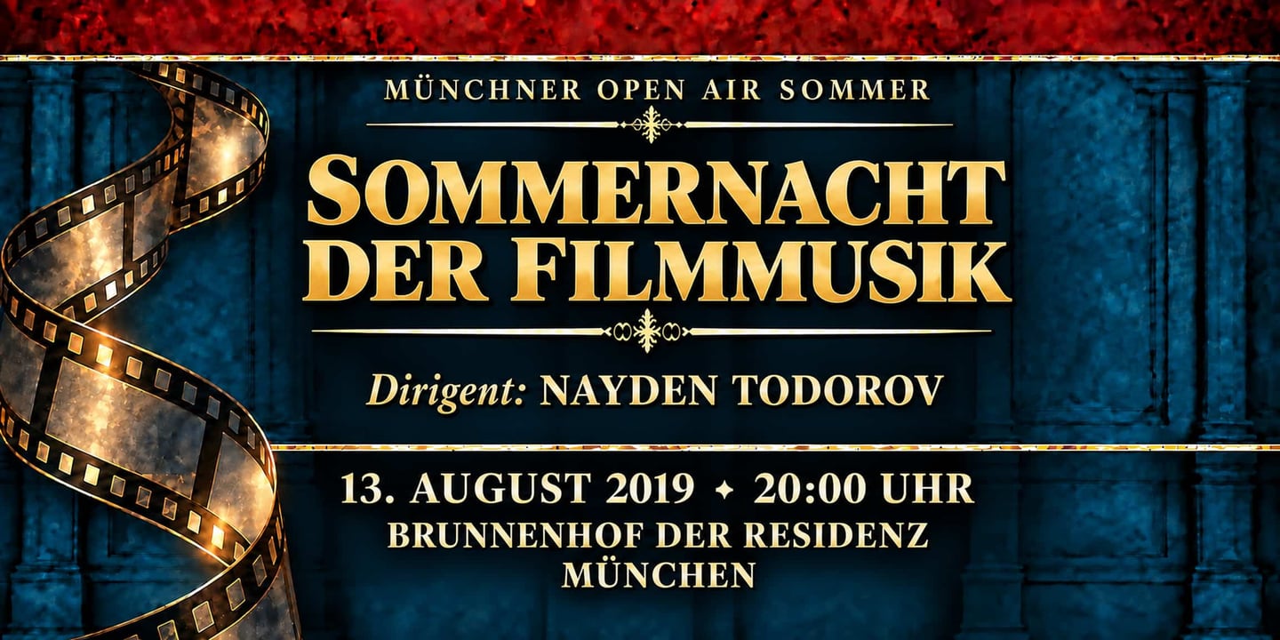 Event banner: Sommernacht der Filmmusik (Münchner Open Air Sommer) (13.08.2019)