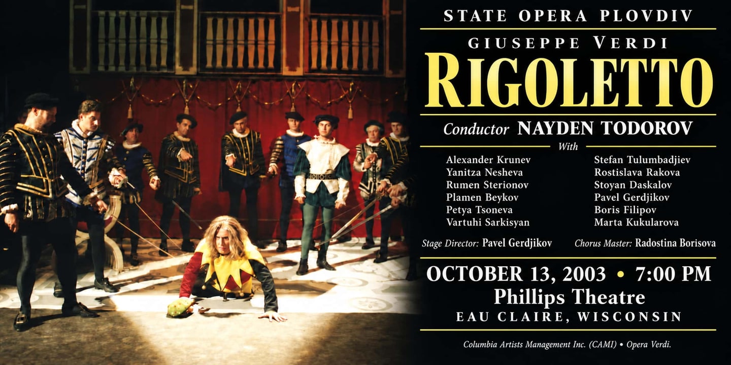 Event banner: Rigoletto (13.10.2003)