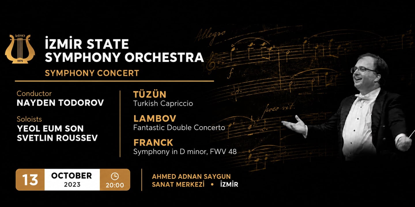 Event banner: Concert with Yeol Eum Son & Svetlin Roussev (13.10.2023)