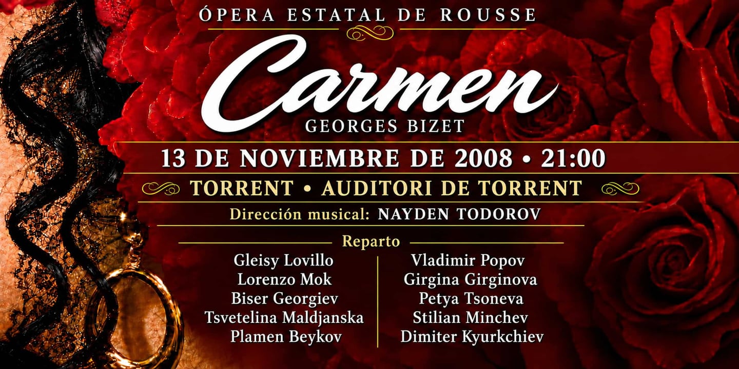 Event banner: Carmen by Bizet (13.11.2008)