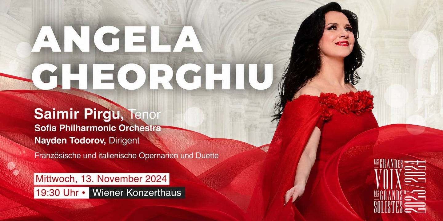 Event banner: Opera Gala with Angela Gheorghiu (13.11.2024)