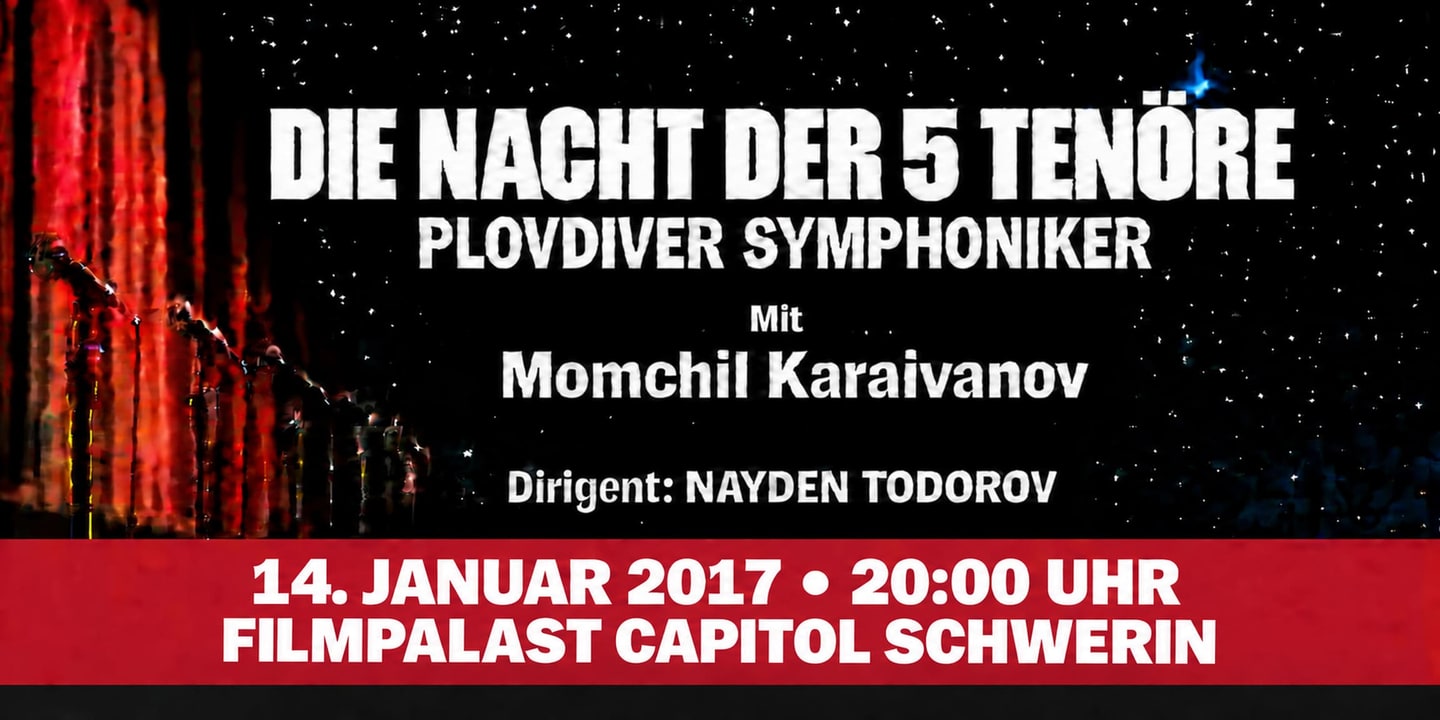 Event banner: Die Nacht der 5 Tenöre (14.01.2017)
