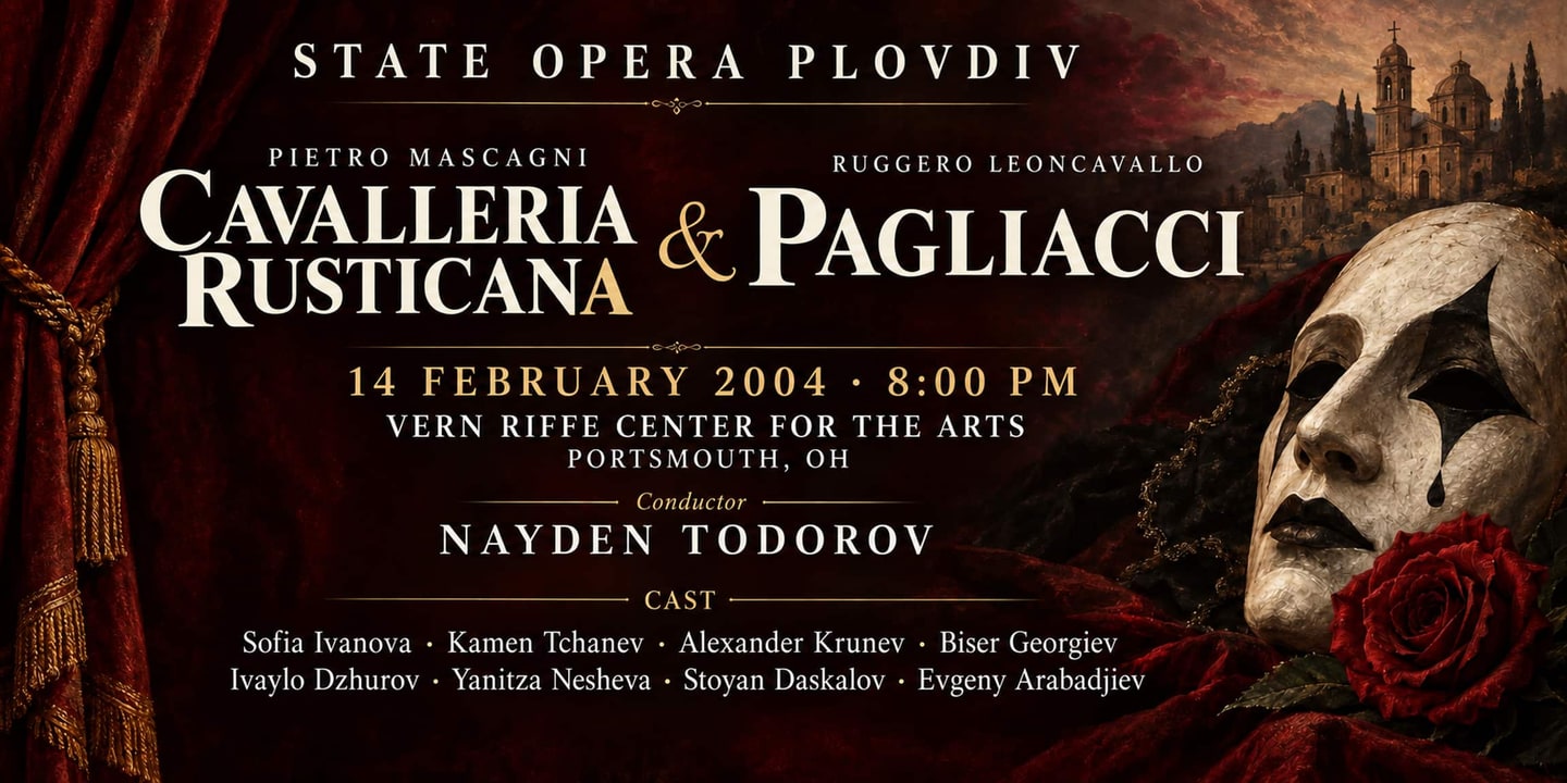 Event banner: Cavalleria rusticana / Pagliacci (14.02.2004)