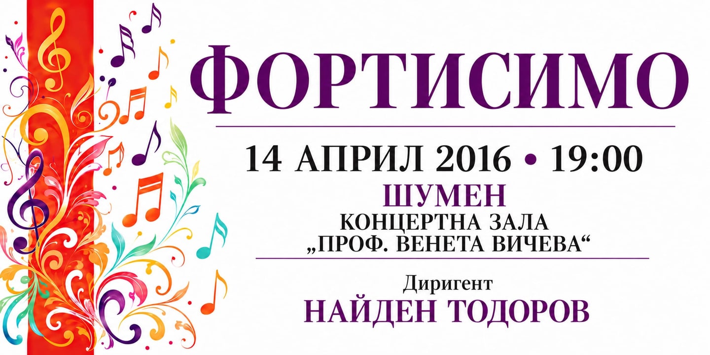 Event banner: Fortissimo (14.04.2016)