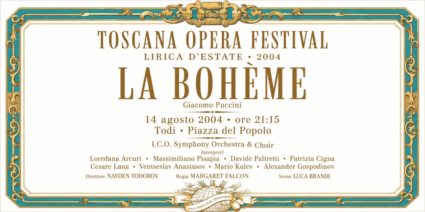 Event banner: La bohème (14.08.2004)