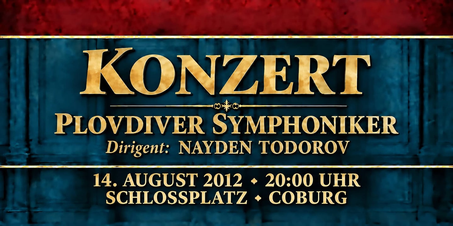 Event banner: Concert with Plovdiver Symphoniker (14.08.2012)
