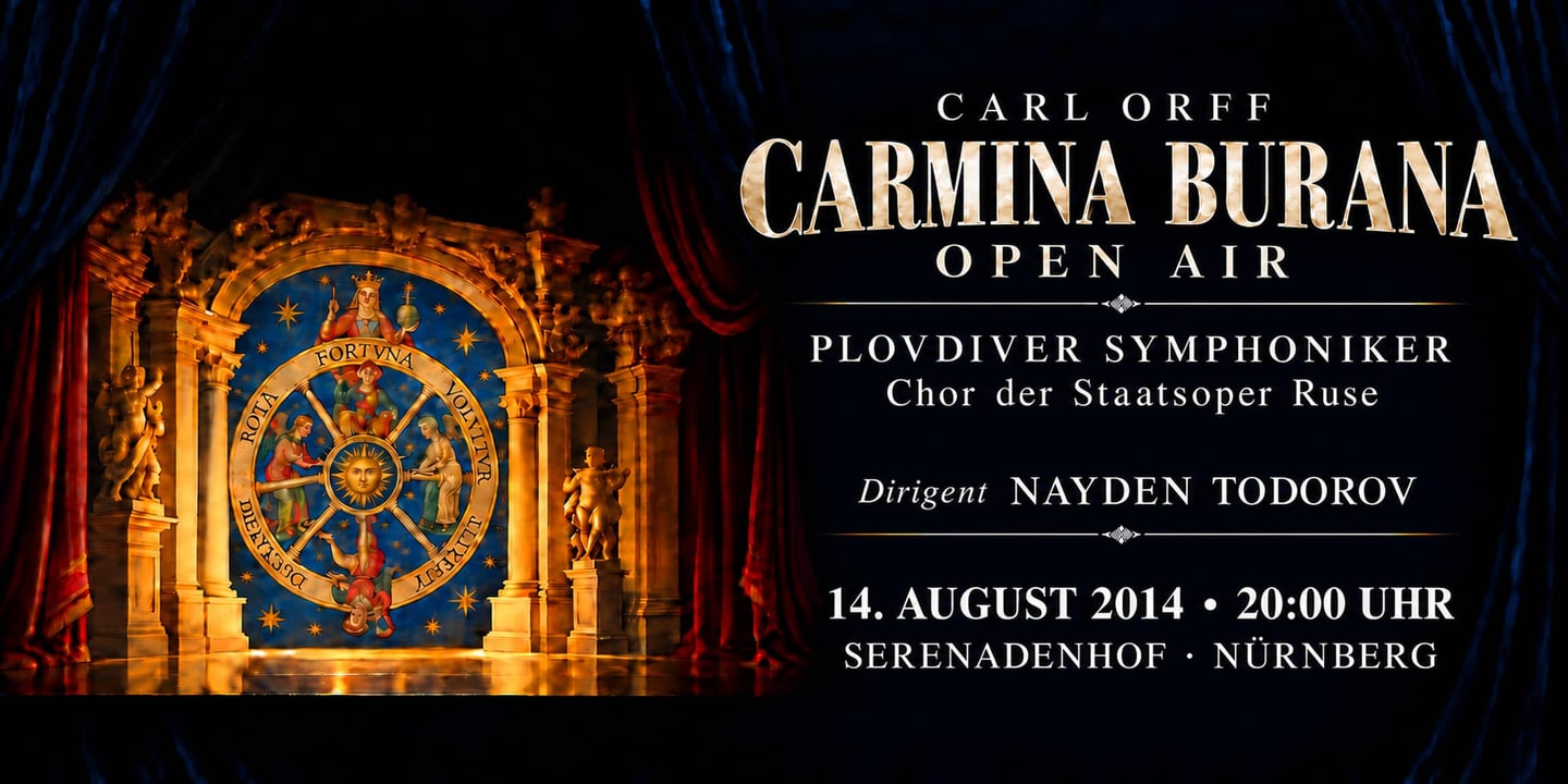 Event banner: Carmina Burana by Orff (14.08.2014)