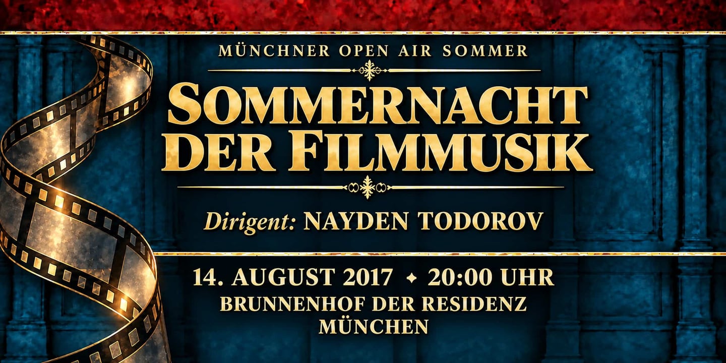 Event banner: Sommernacht der Filmmusik (Münchner Open Air Sommer) (14.08.2017)