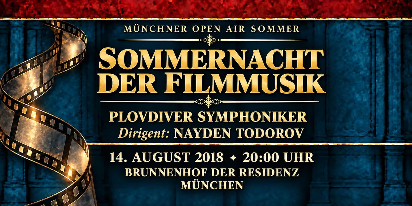 Event banner: Sommernacht der Filmmusik (Münchner Open Air Sommer) (14.08.2018)