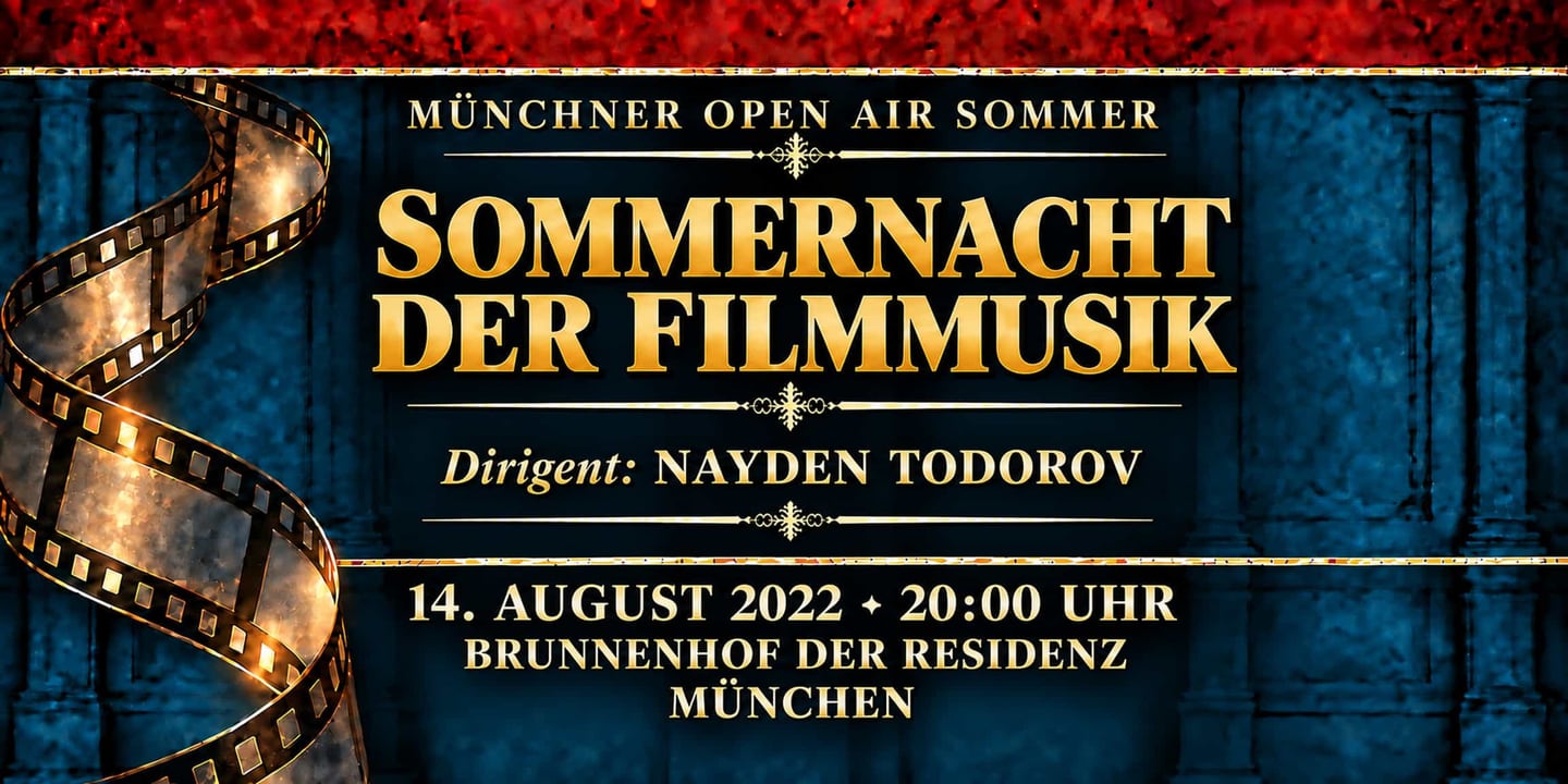 Event banner: Sommernacht der Filmmusik (Münchner Open Air Sommer) (14.08.2022)