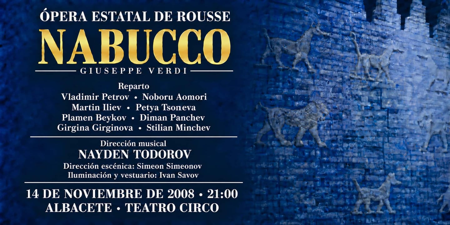 Event banner: Nabucco by Verdi (14.11.2008)
