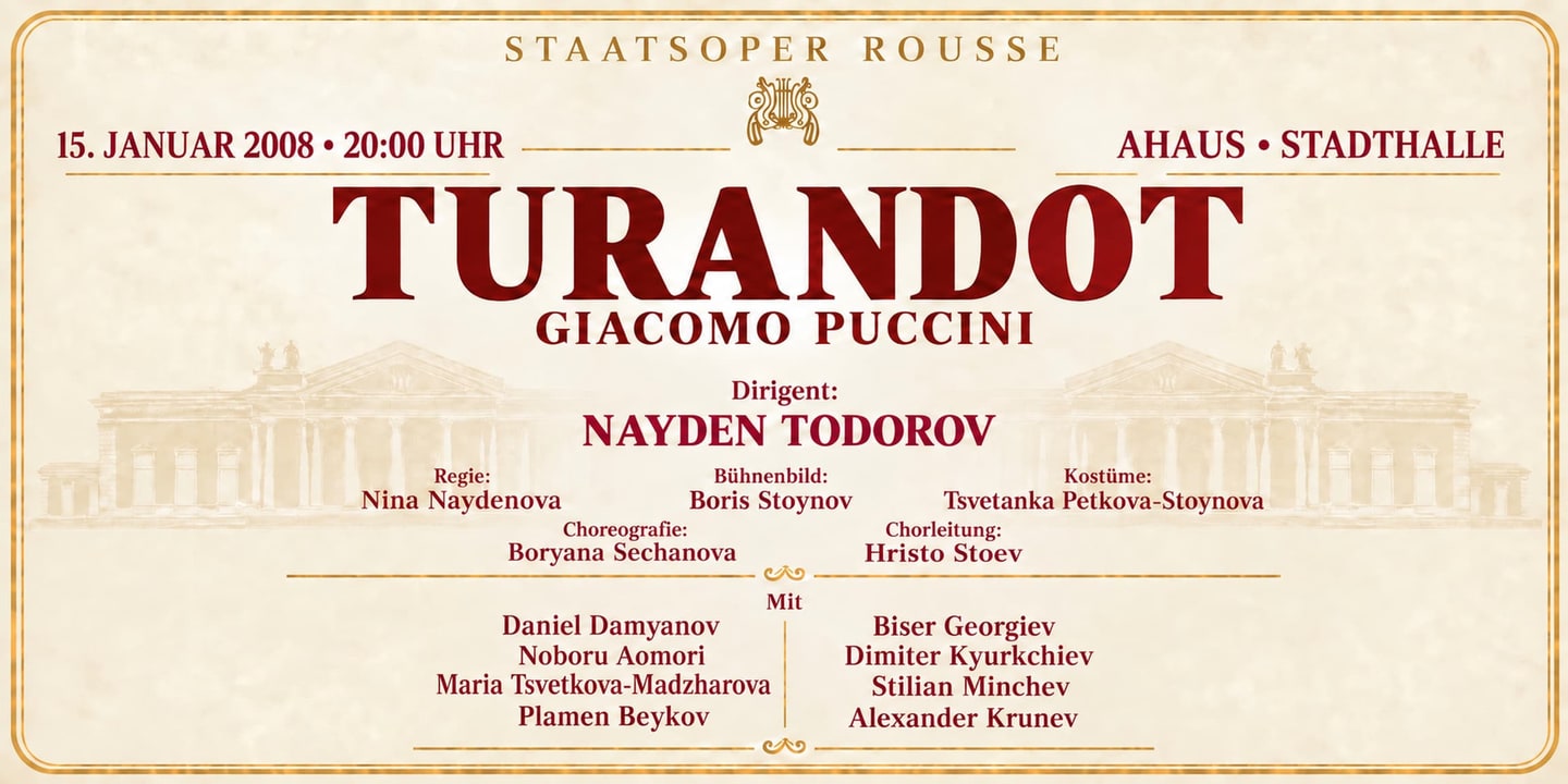 Event banner: Turandot (15.01.2008)