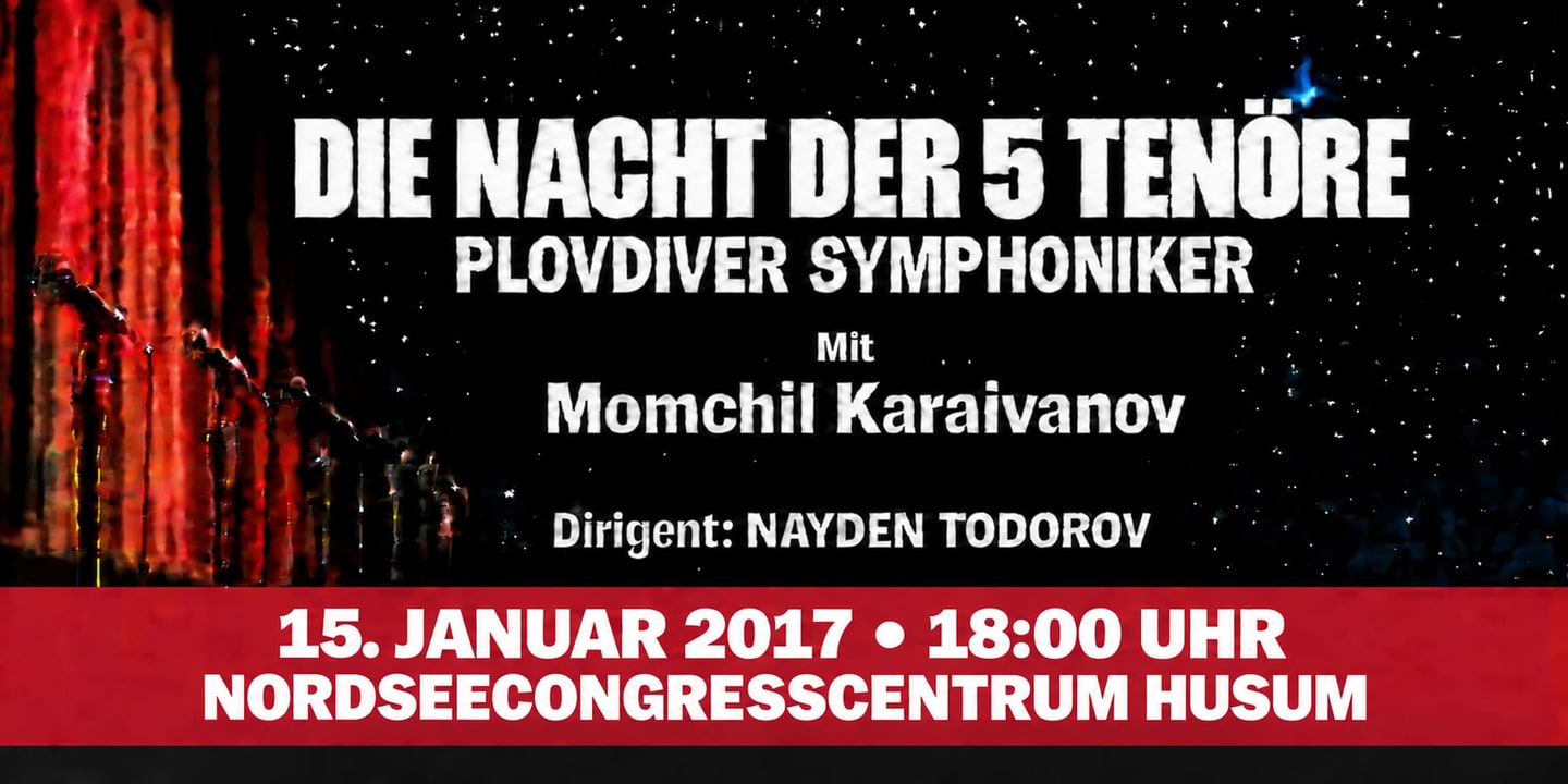 Event banner: Die Nacht der 5 Tenöre (15.01.2017)