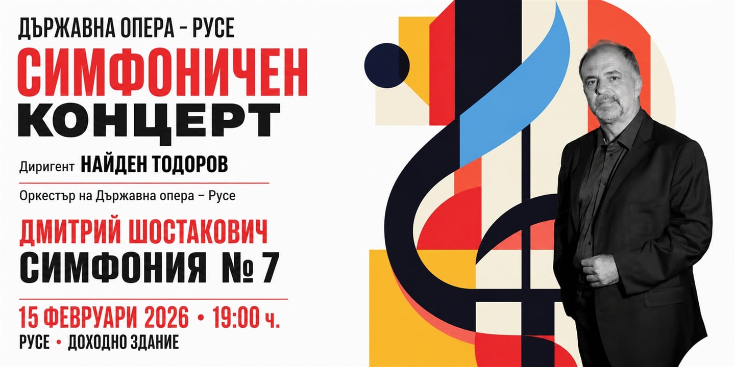 Event banner: Simfonichen kontsert (15.02.2026)
