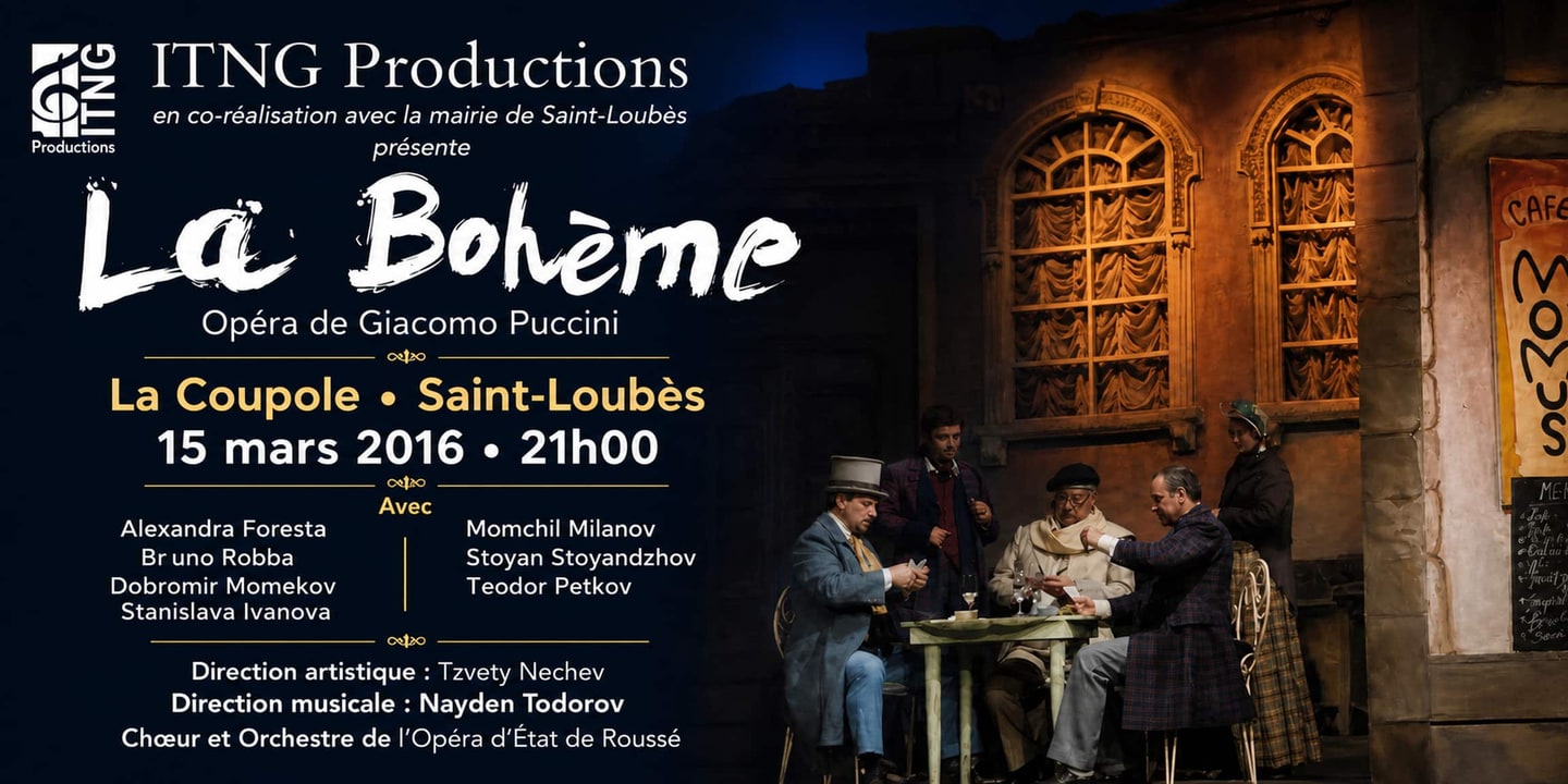 Event banner: La bohème (15.03.2016)