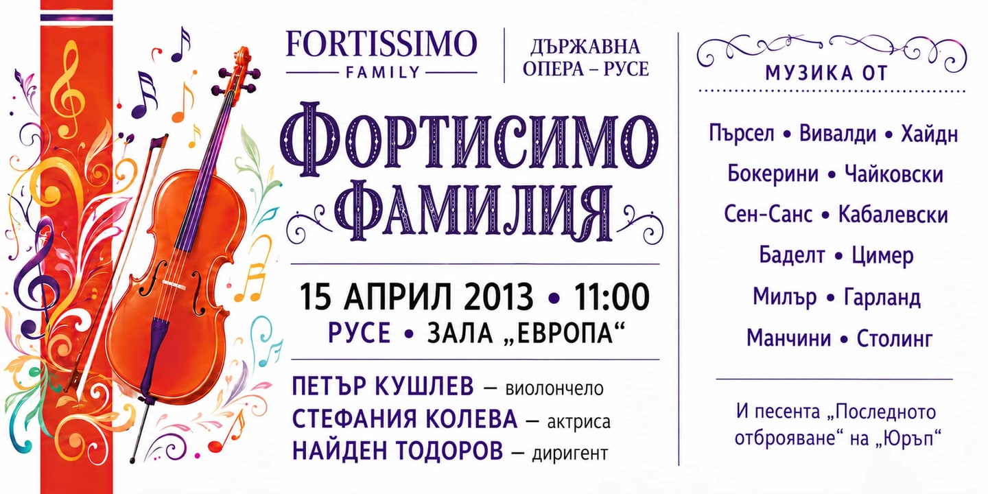 Event banner: Fortissimo Family (15.04.2013)