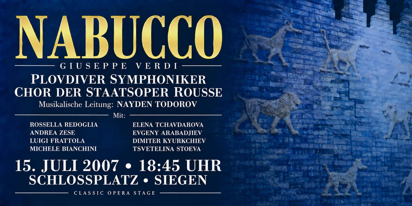 Event banner: Nabucco by Verdi (15.07.2007)