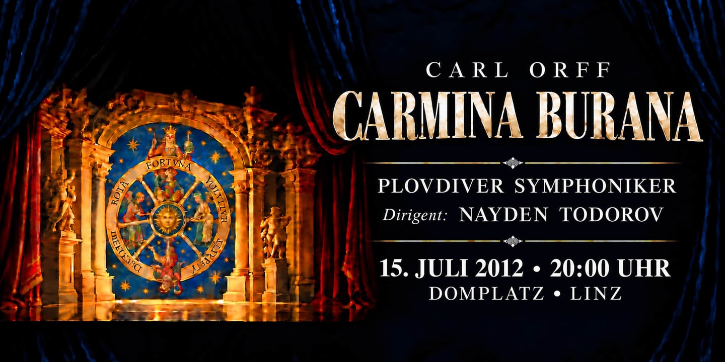 Event banner: Carmina Burana (15.07.2012)