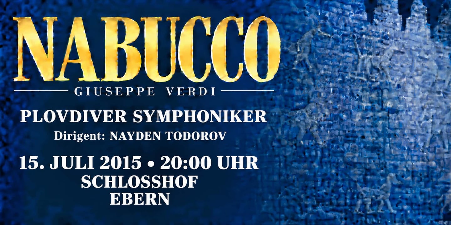 Event banner: Nabucco by Verdi (15.07.2015)