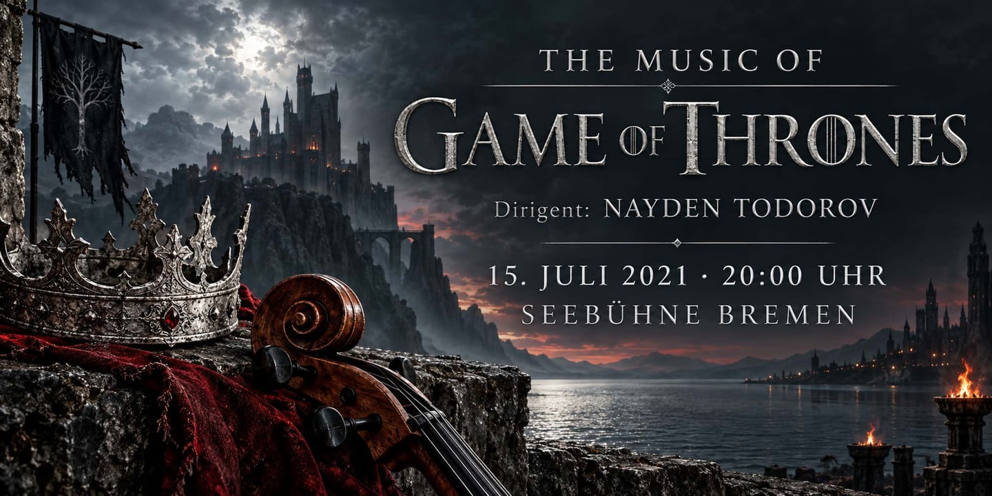 Event banner: The Music of Game of Thrones (15.07.2021)