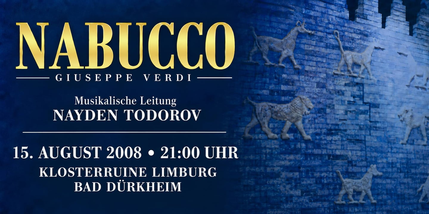 Event banner: Nabucco by Verdi (15.08.2008)