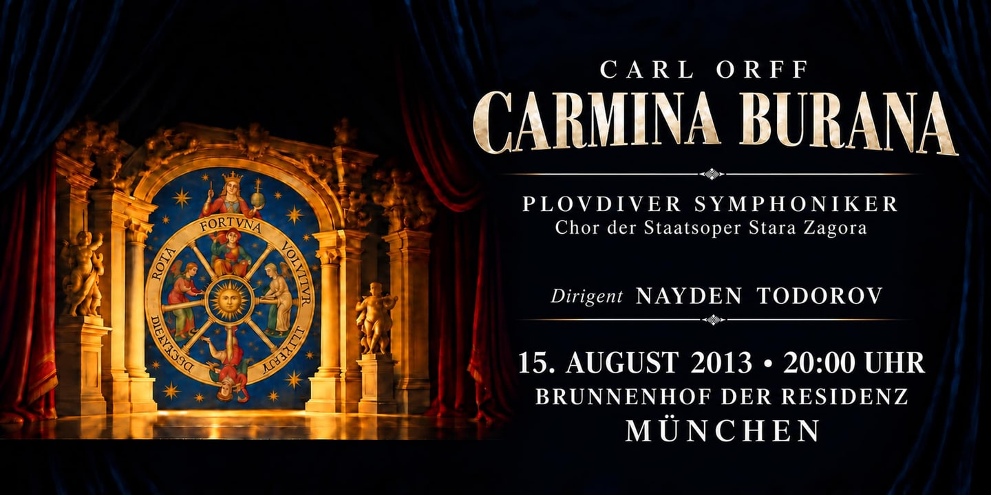 Event banner: Carmina Burana (15.08.2013)