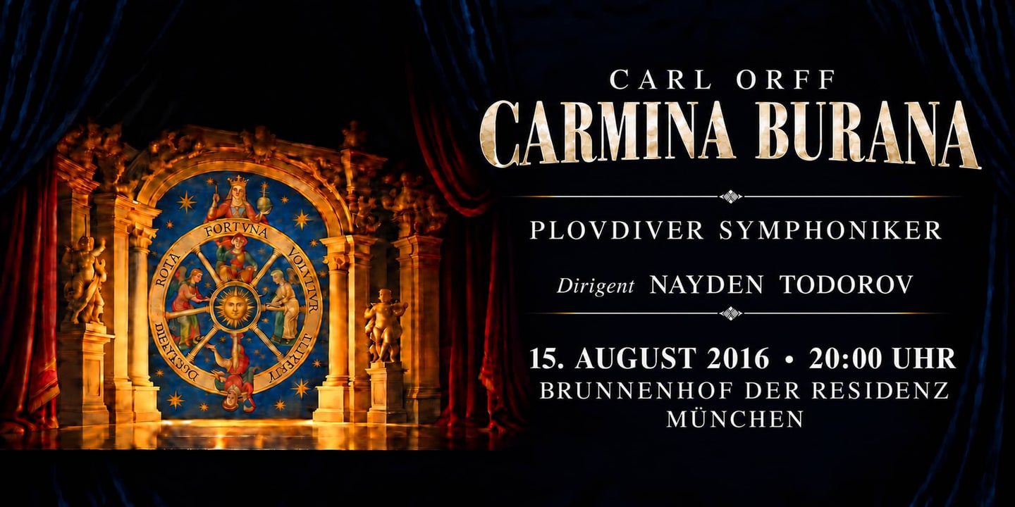 Event banner: Carmina Burana (15.08.2016)