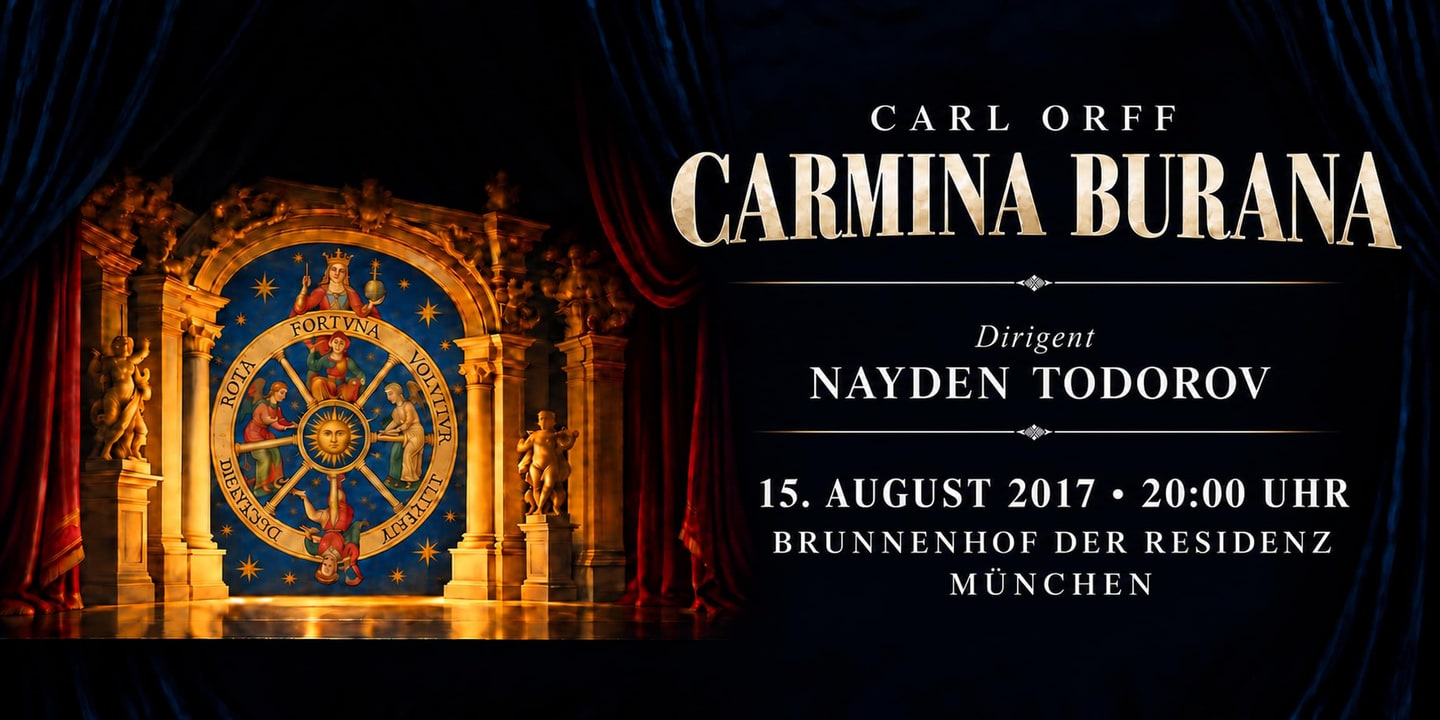 Event banner: Carmina Burana (15.08.2017)