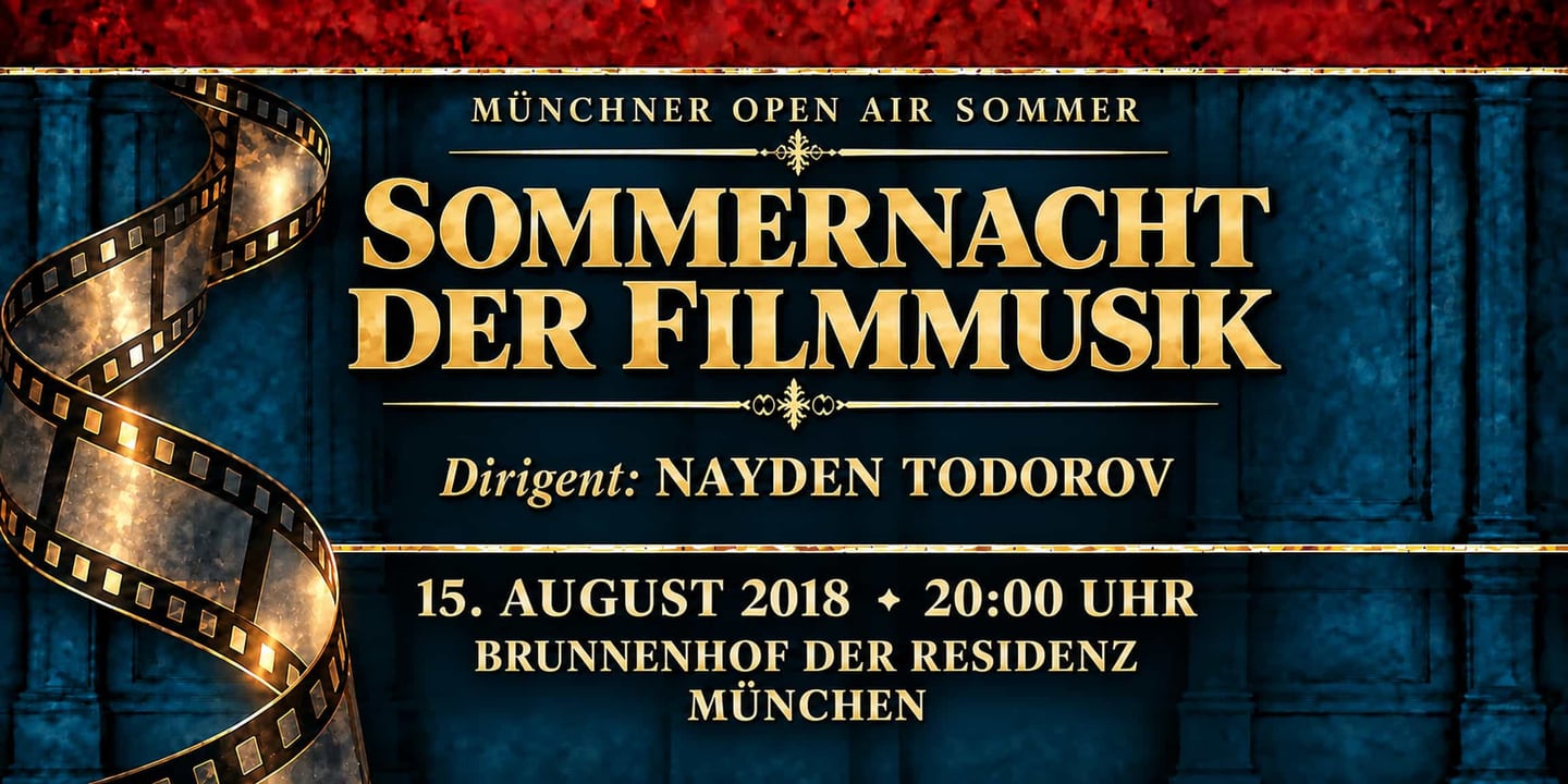 Event banner: Sommernacht der Filmmusik (Münchner Open Air Sommer) (15.08.2018)
