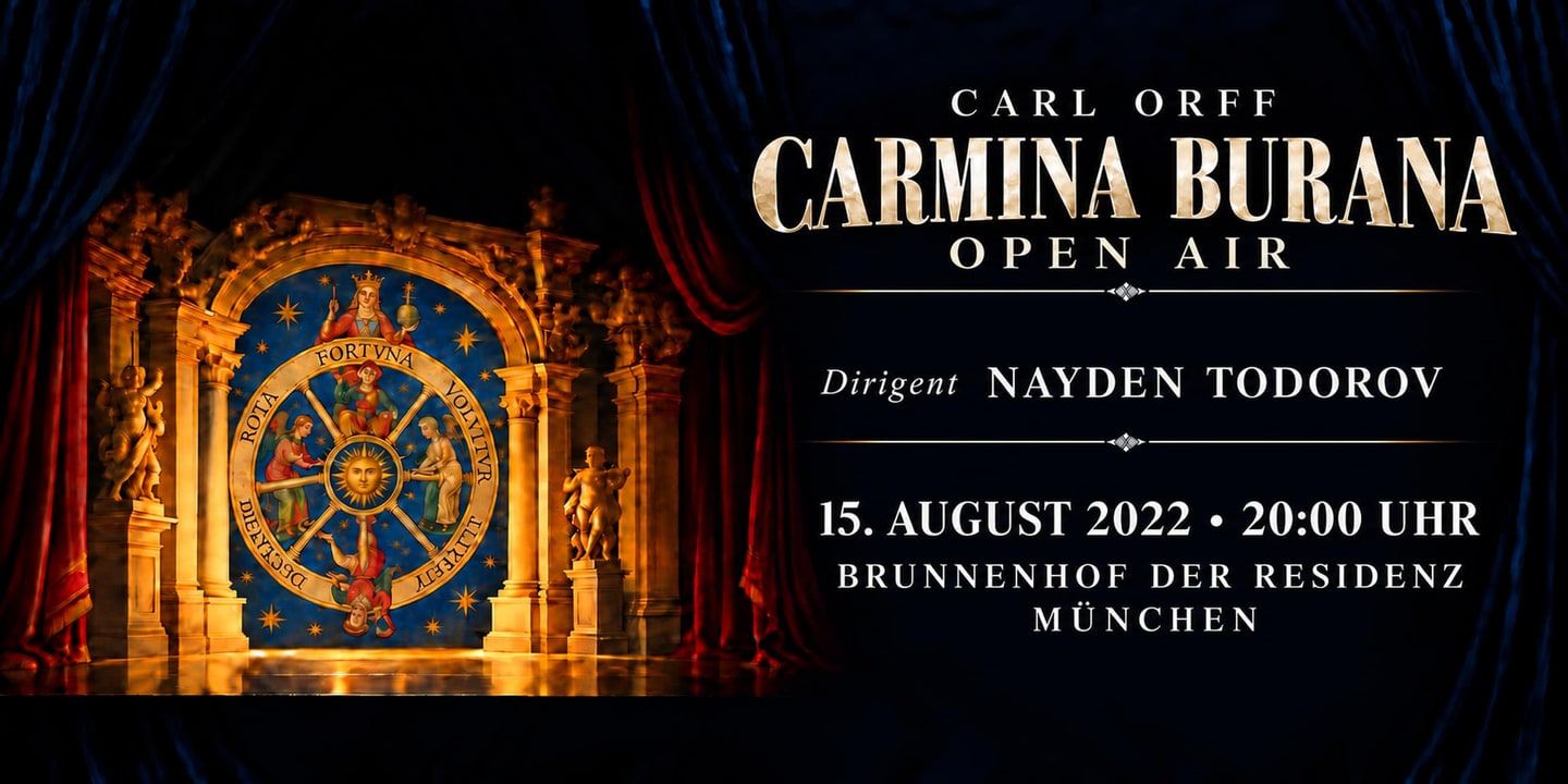 Event banner: Carmina Burana (15.08.2022)