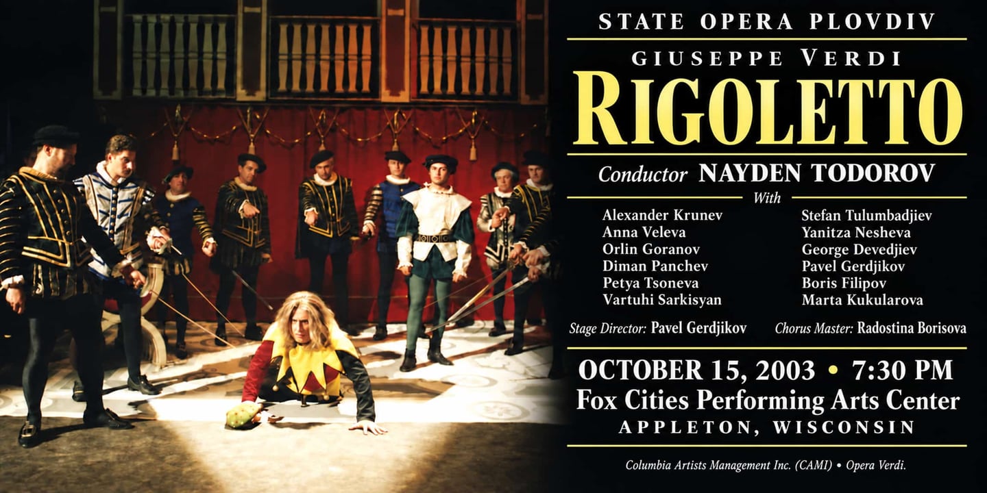 Event banner: Rigoletto (15.10.2003)