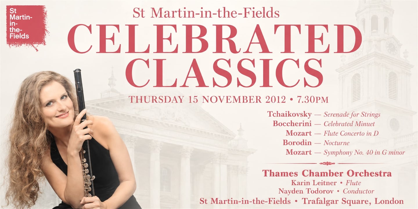 Event banner: Celebrated Classics (15.11.2012)