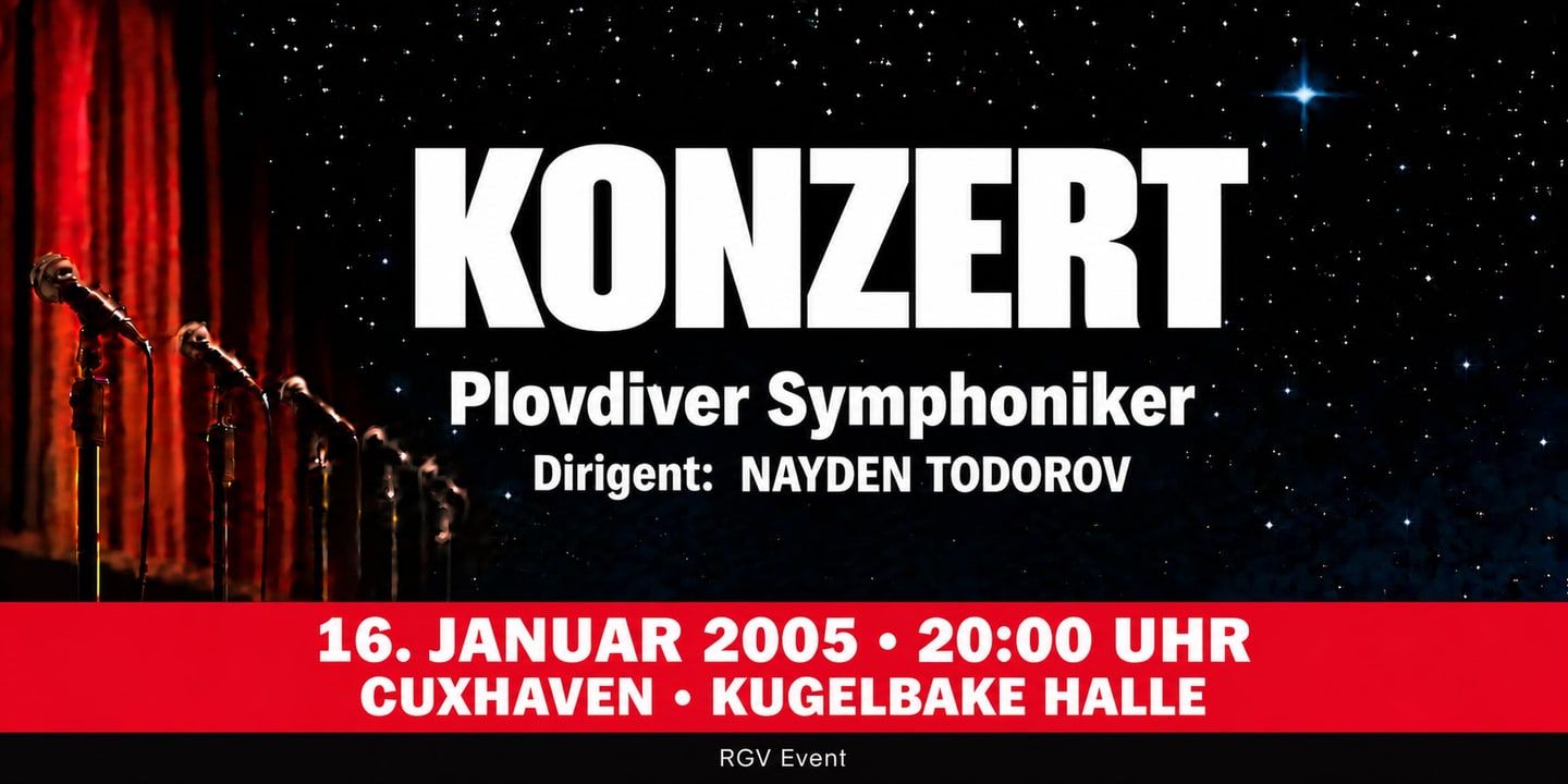 Event banner: Concert with Plovdiver Symphoniker (16.01.2005)
