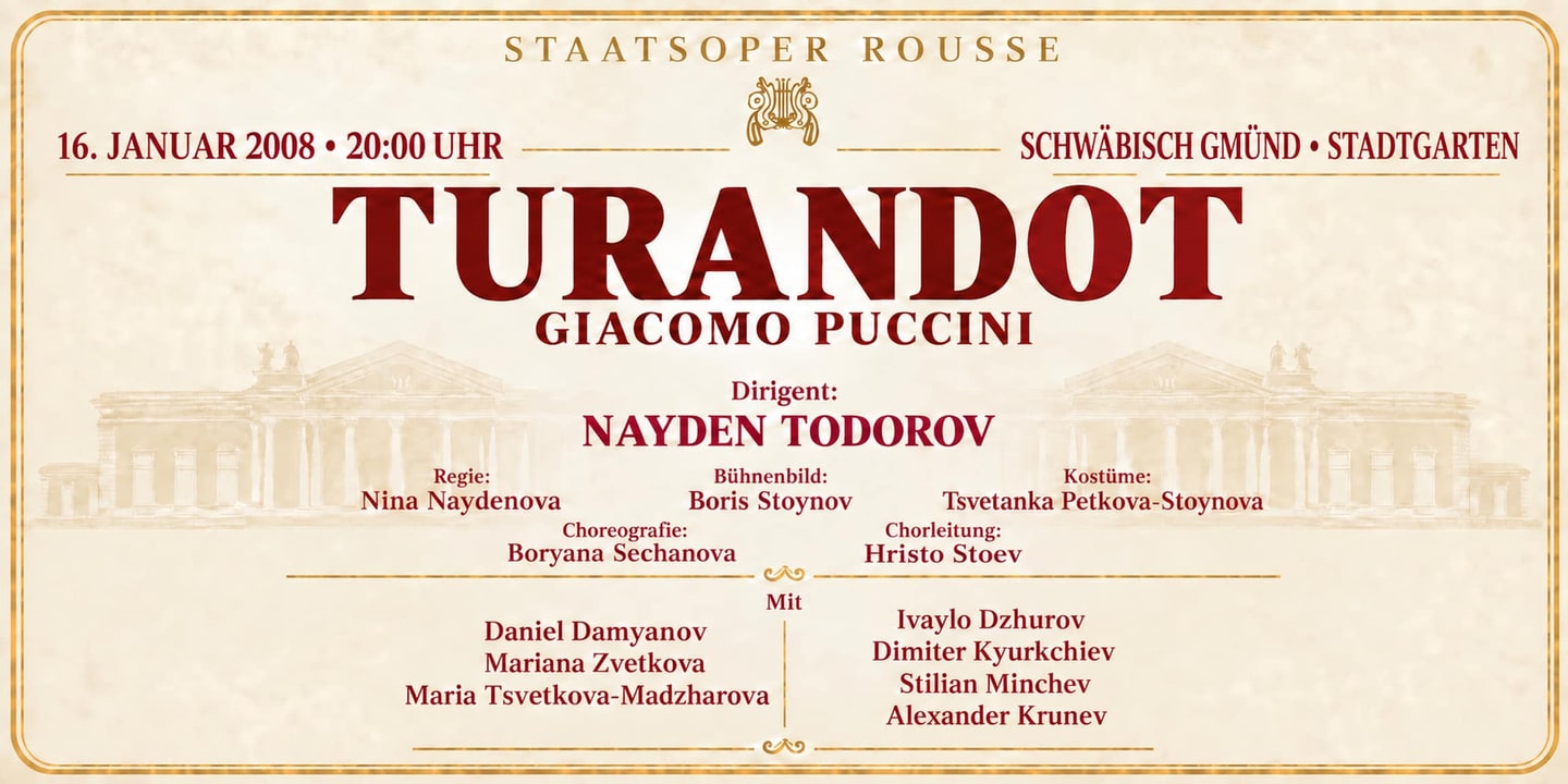 Event banner: Turandot (16.01.2008)