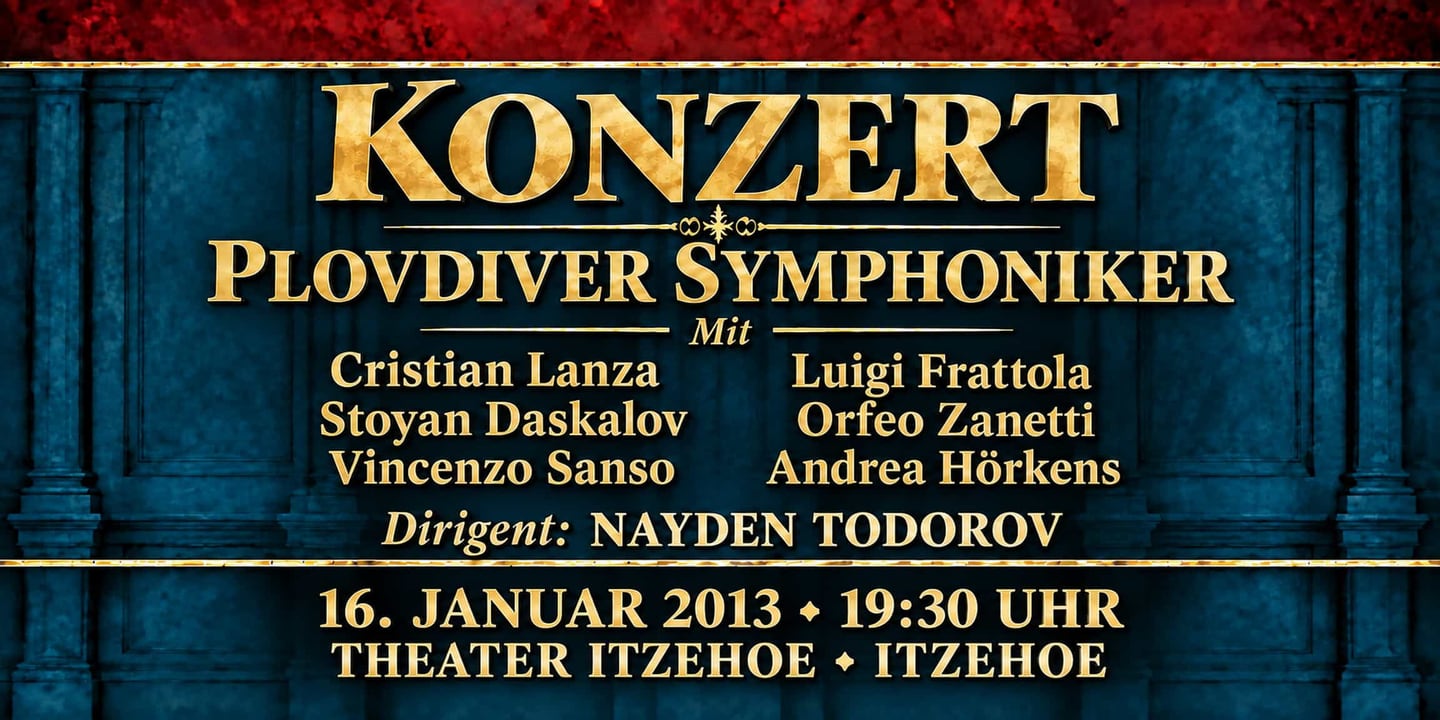 Event banner: Concert with Plovdiver Symphoniker (16.01.2013)