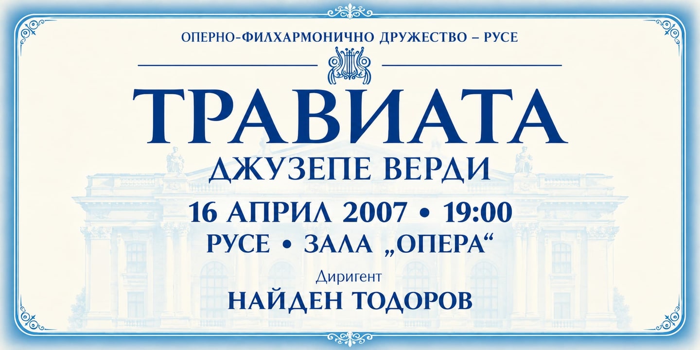 Event banner: Concert with State Opera Rousse (16.04.2007)