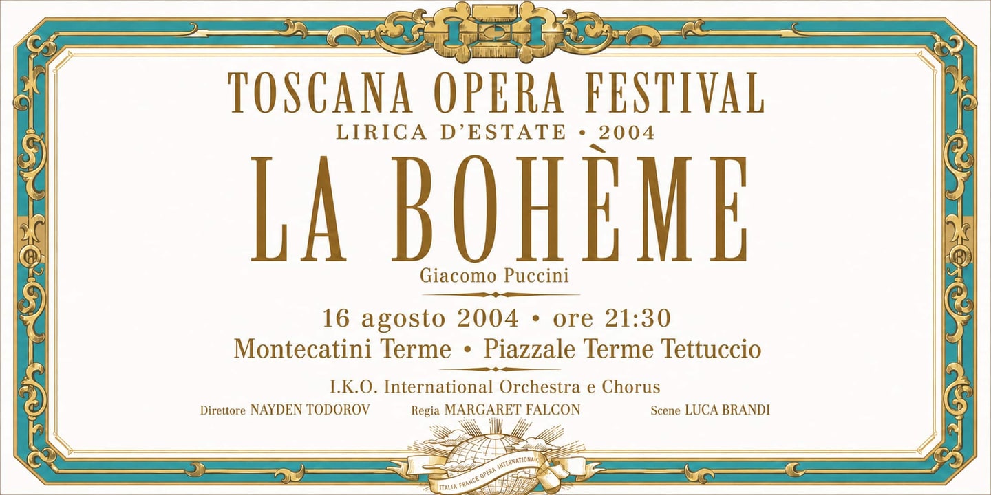 Event banner: La bohème (16.08.2004)