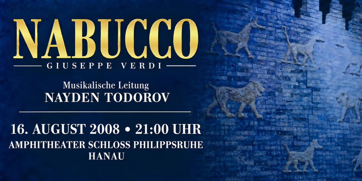 Event banner: Nabucco by Verdi (16.08.2008)