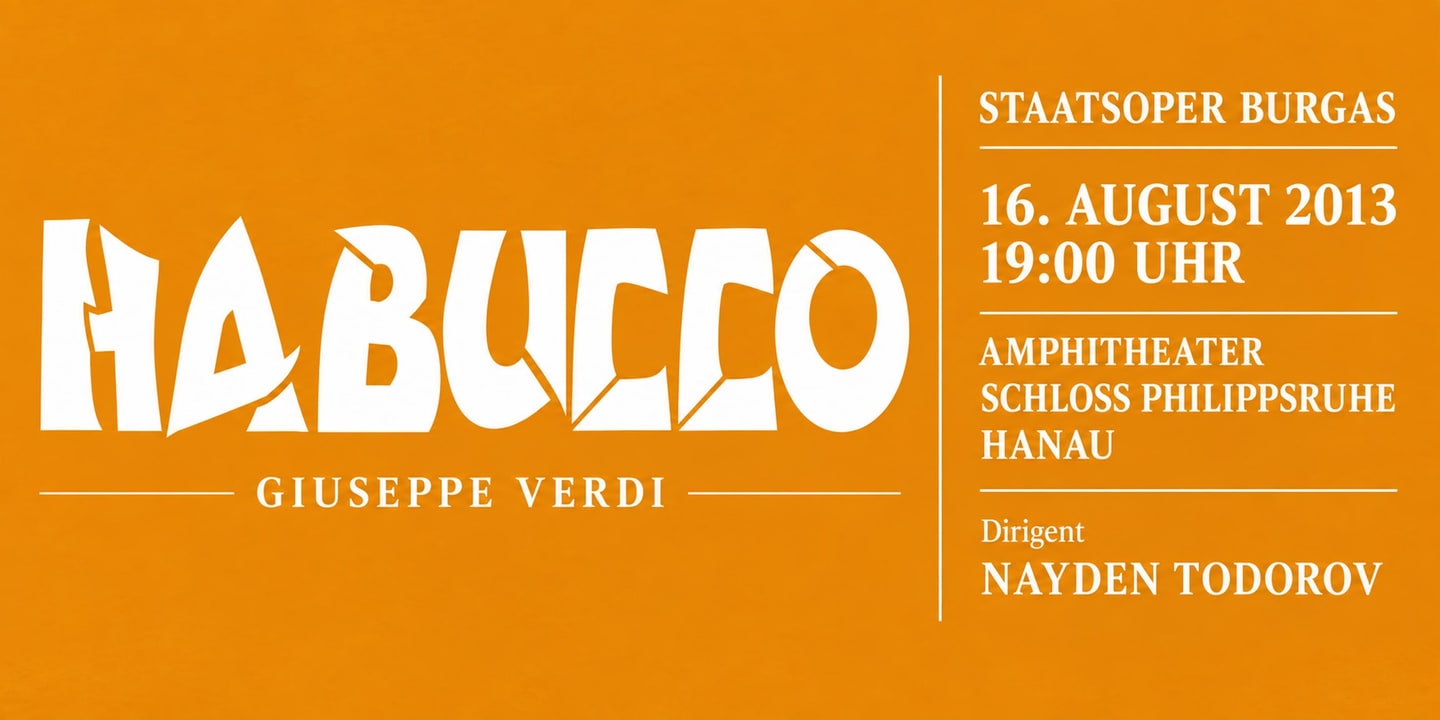 Event banner: Nabucco (16.08.2013)