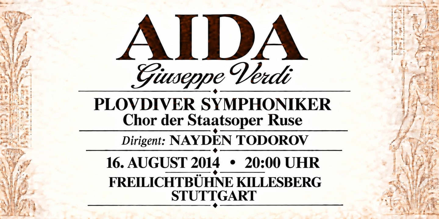 Event banner: Aida (16.08.2014)
