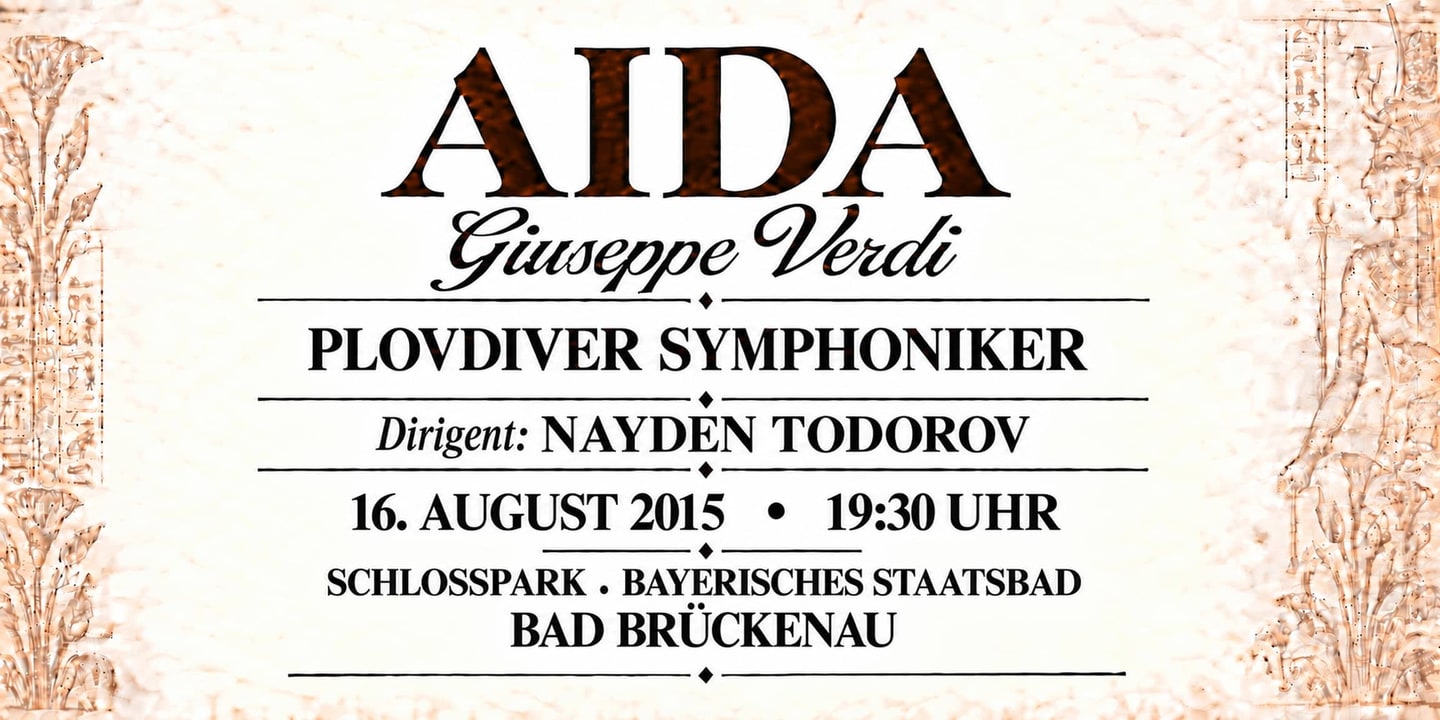 Event banner: Aida (16.08.2015)