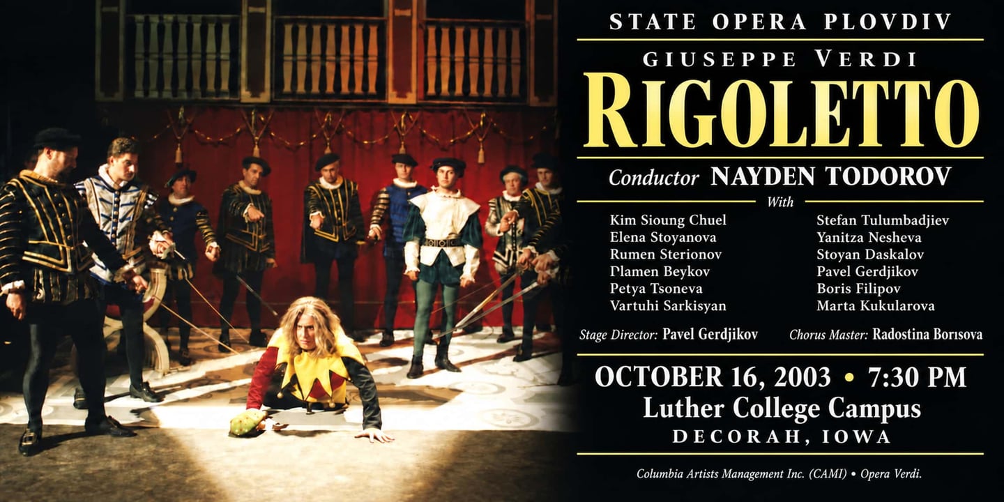 Event banner: Rigoletto (16.10.2003)