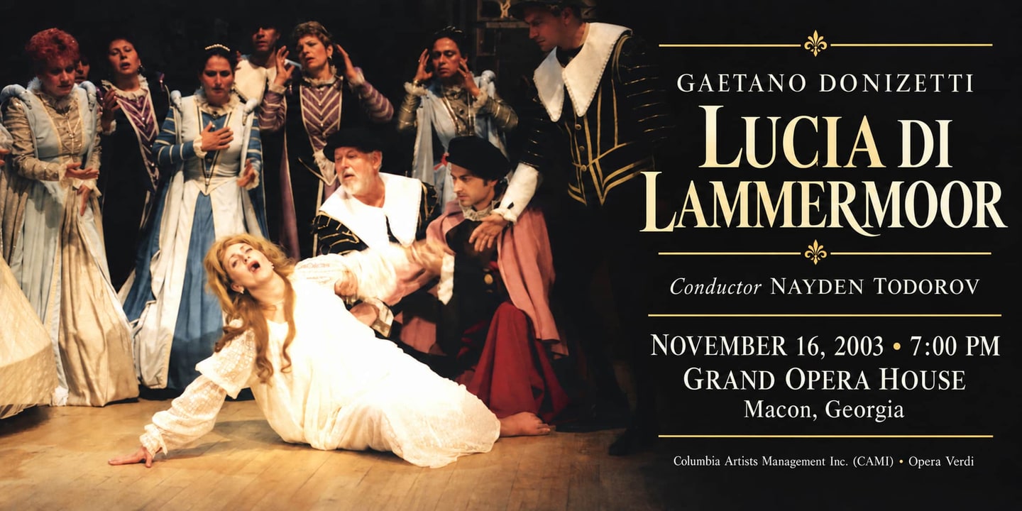 Event banner: Lucia di Lammermoor (16.11.2003)