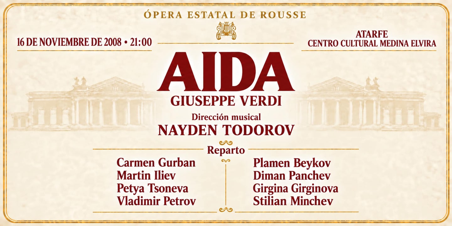 Event banner: Aida by Verdi (16.11.2008)
