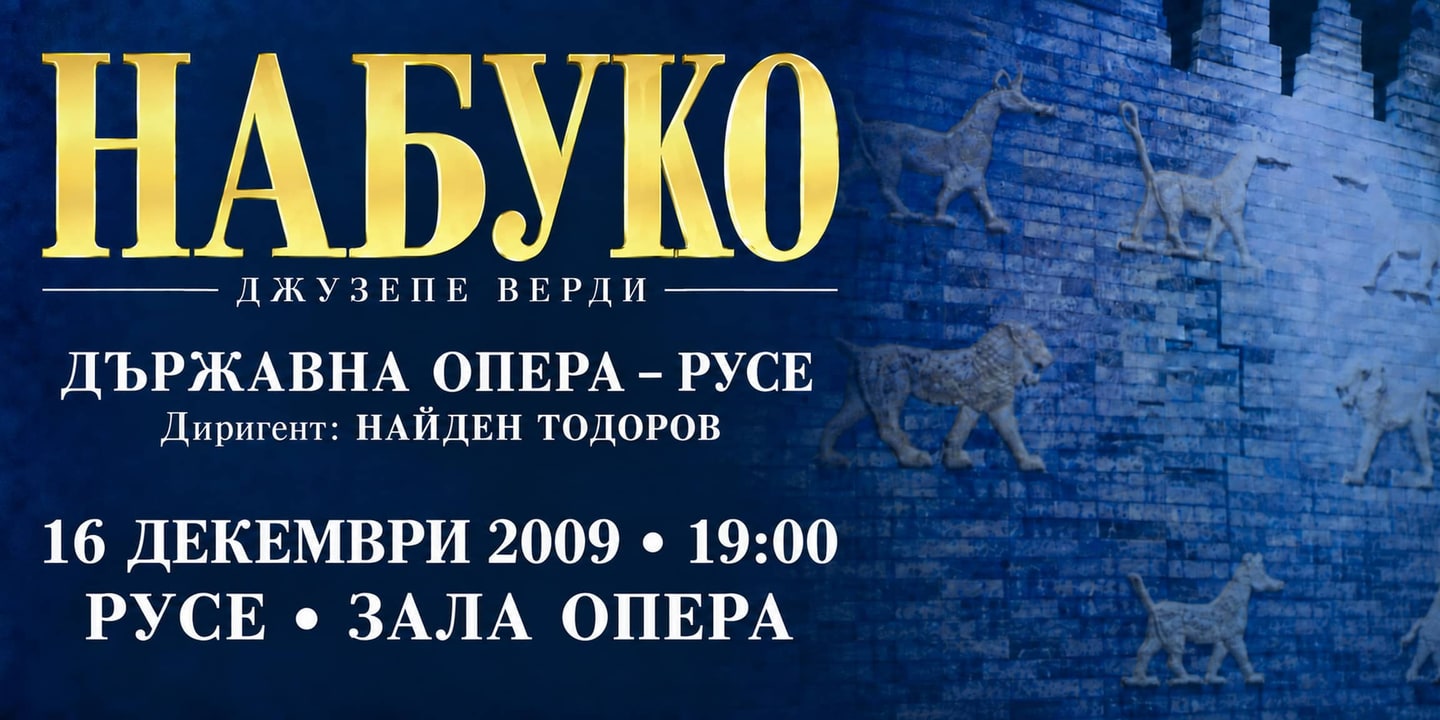 Event banner: Nabucco by Verdi (16.12.2009)