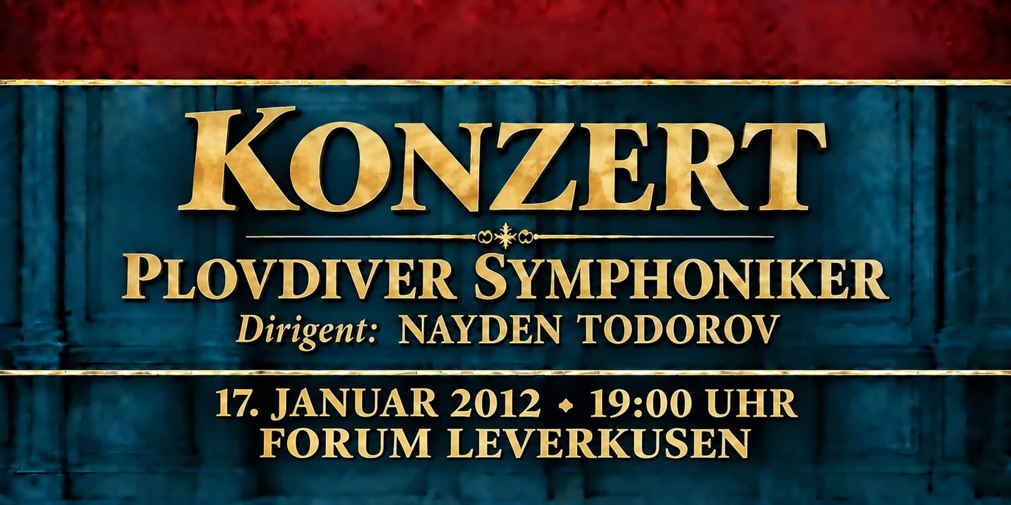 Event banner: Concert with Plovdiver Symphoniker (17.01.2012)