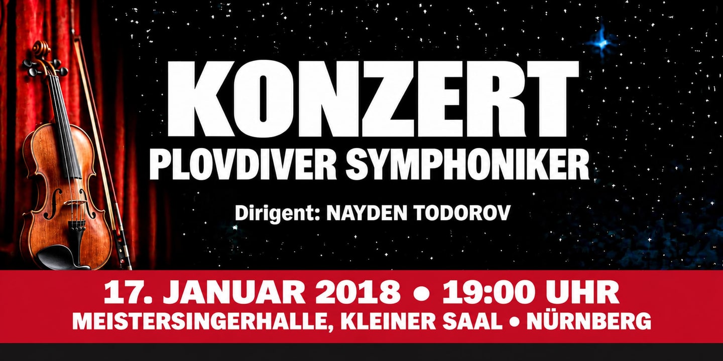 Event banner: Concert with Plovdiver Symphoniker (17.01.2018)