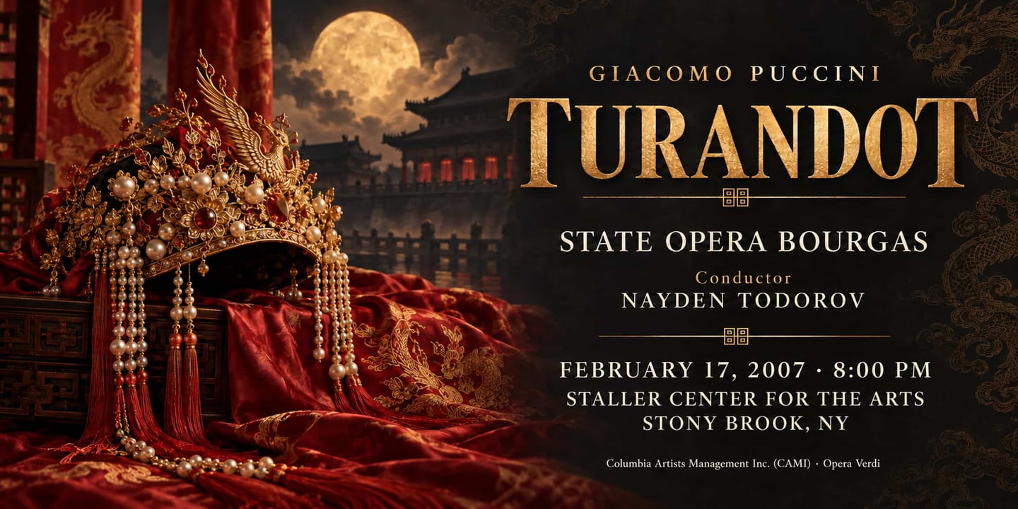 Event banner: Turandot by Puccini (17.02.2007)