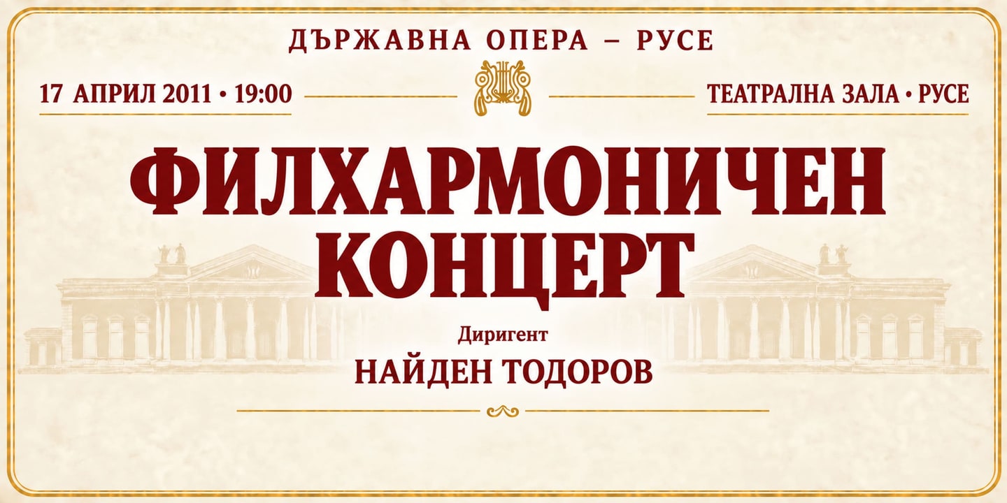 Event banner: Philharmonic concert (17.04.2011)