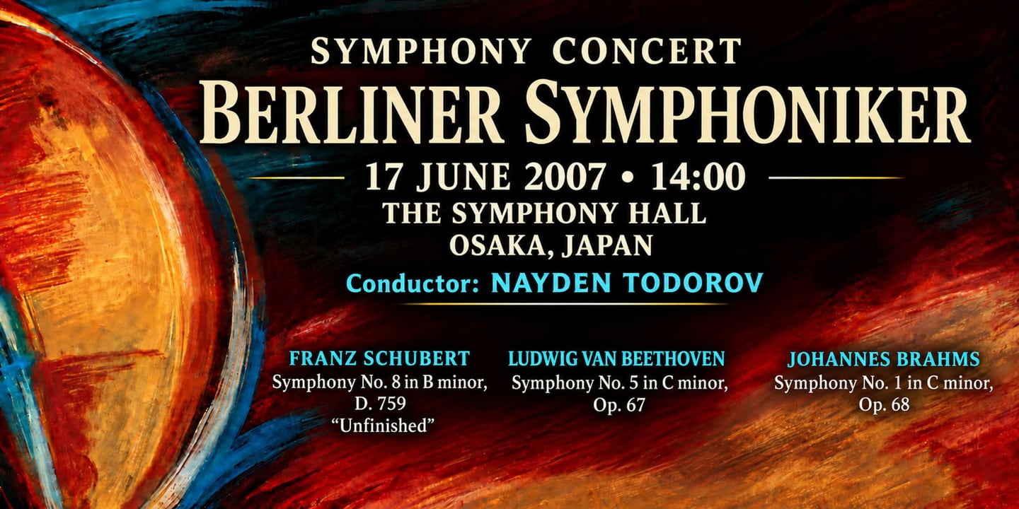 Event banner: Concert with Berliner Symphoniker (17.06.2007)